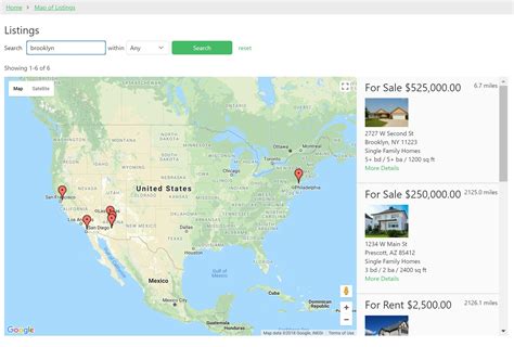 All listings .